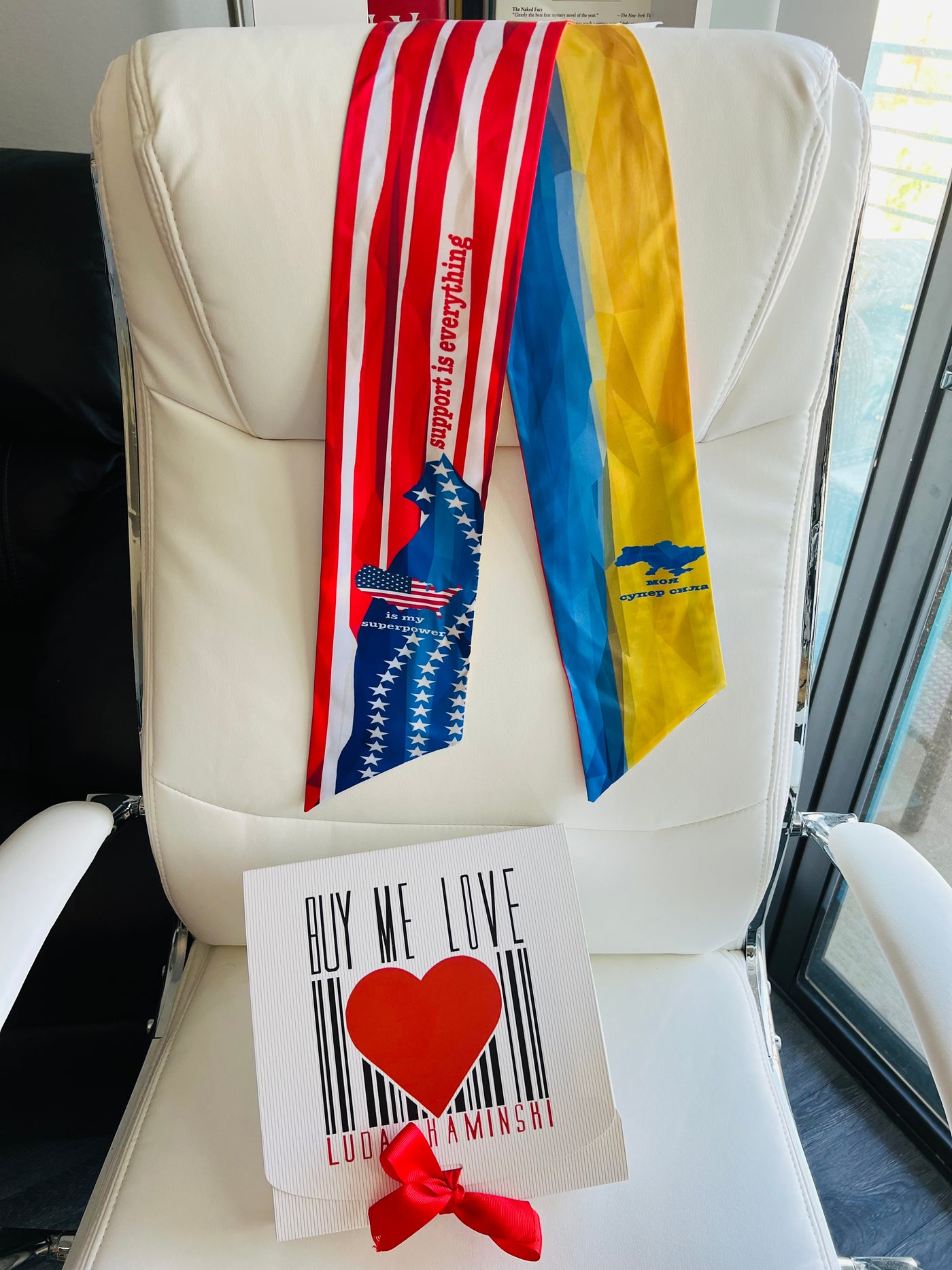 My Superpower Ukraine - USA Twilly Scarf